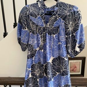 Silk Banana Republic Printed Tunic